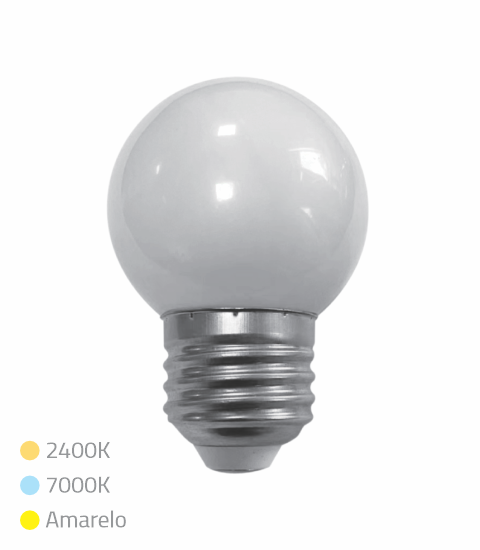 BULBO LED G45 BOLINHA 127V // 220V 3W