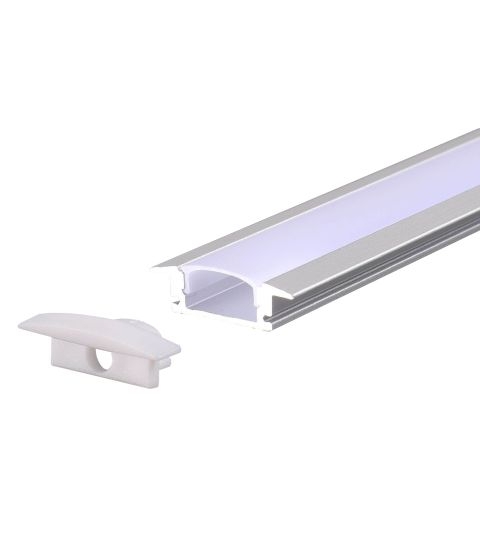 PERFIL DE ALUMÍNIO EMBUTIR 2M - 2477