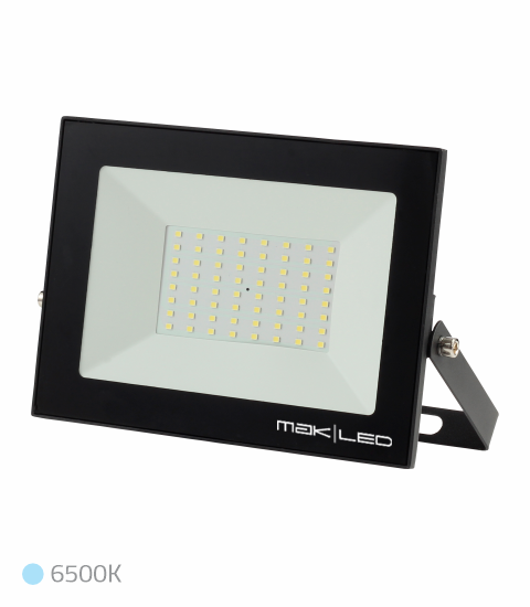 REFLETOR BLACK COMPACT COM SENSOR 50W